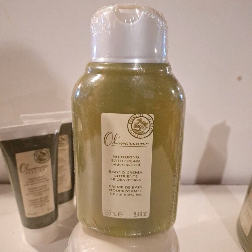 Olivarium Perlier Bath & Shower Cream Lot Includes Olive Oil-Enriched Products - Picture 6 of 11